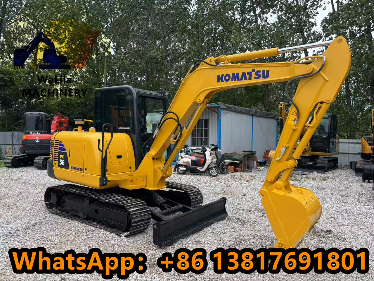 KOMATSU PC56-7 - Mini excavator: picture 2 KOMATSU PC56-7 - Mini excavator: picture 2