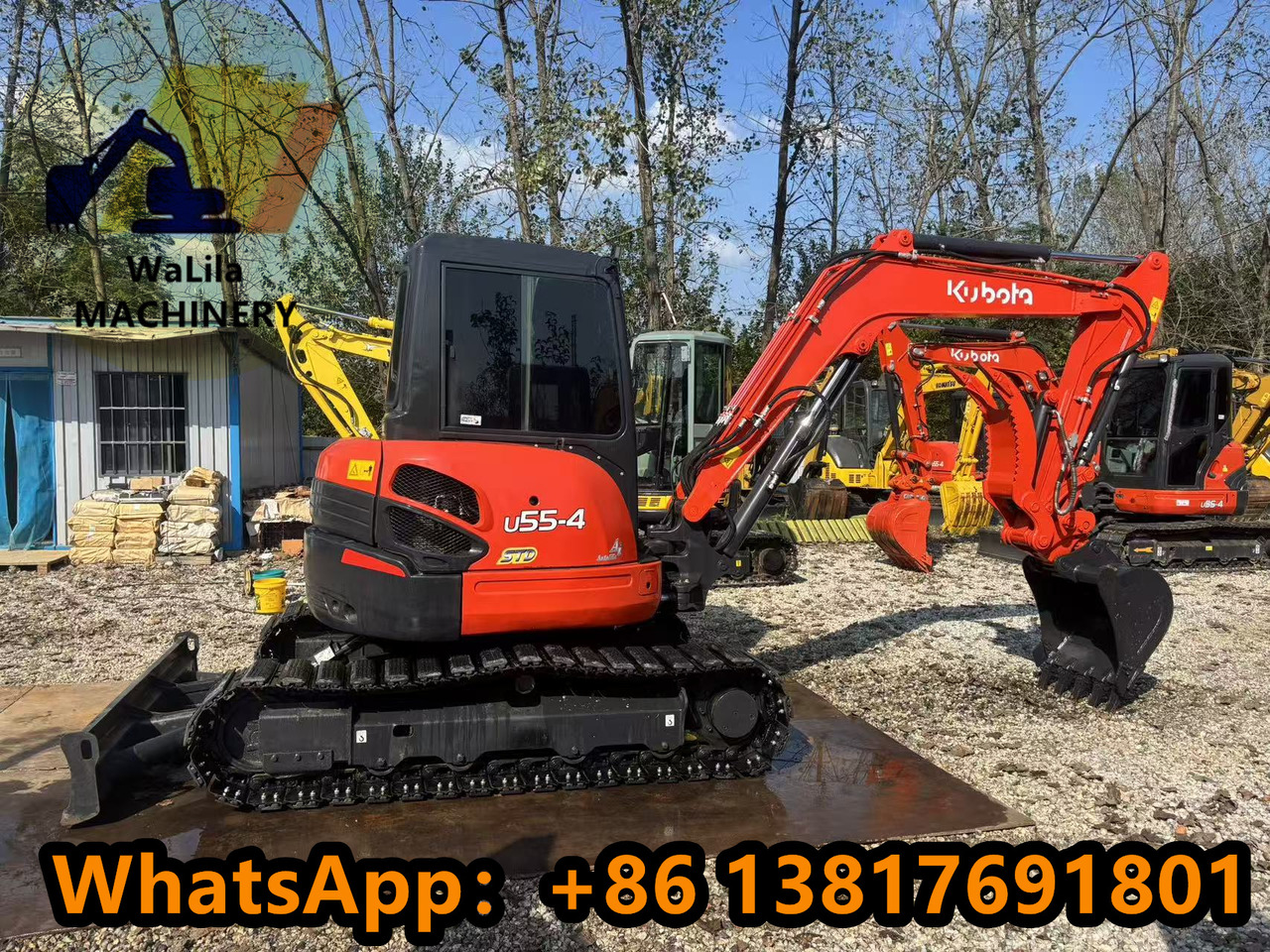 KUBOTA U55-4 - Mini excavator: picture 1 KUBOTA U55-4 - Mini excavator: picture 1