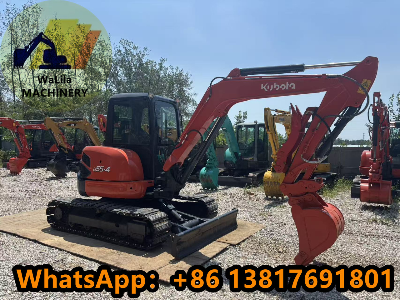 KUBOTA U55-4 (GOOD) - Mini excavator: picture 4 KUBOTA U55-4 (GOOD) - Mini excavator: picture 4