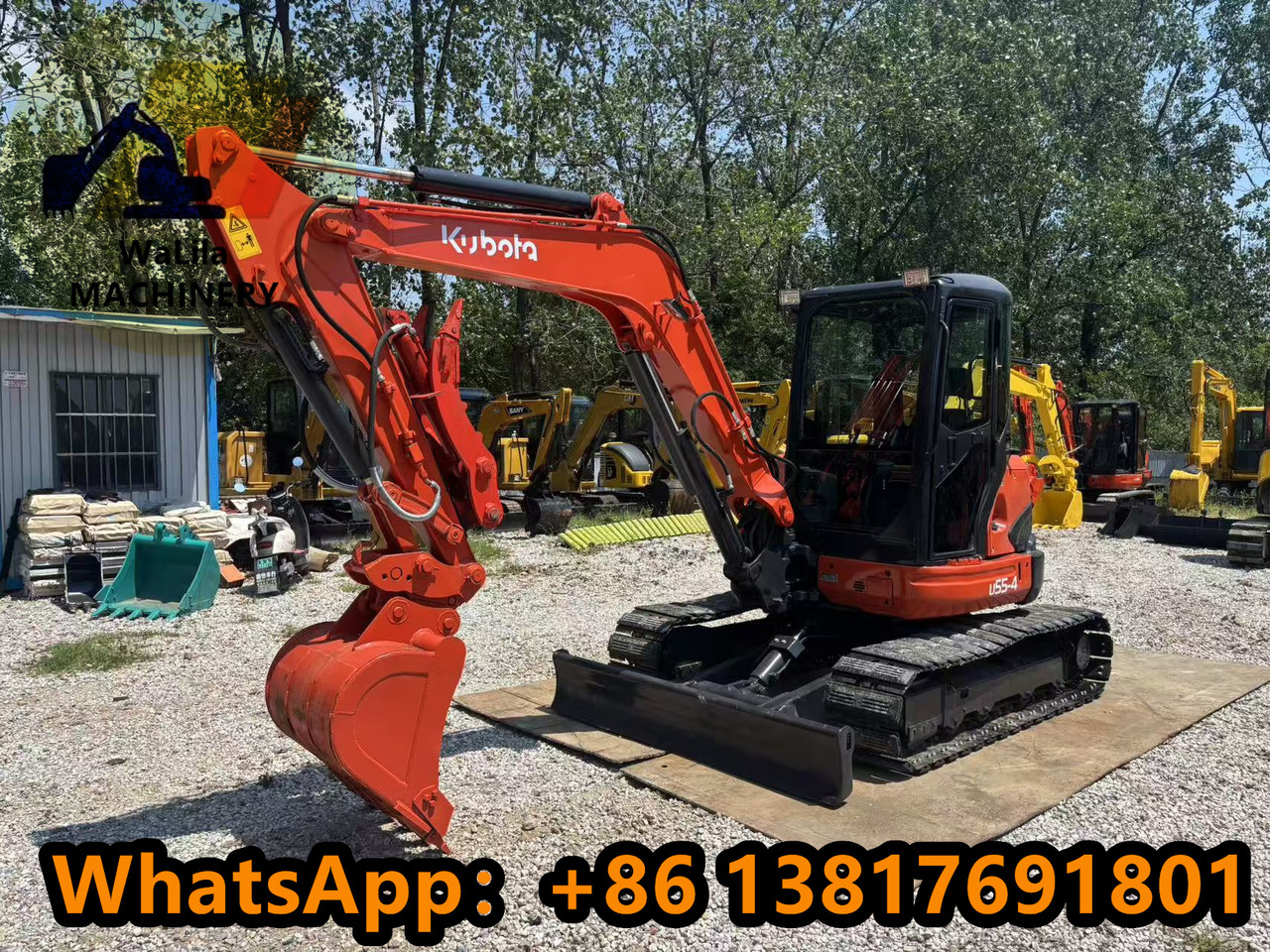KUBOTA U55-4 (GOOD) - Mini excavator: picture 2 KUBOTA U55-4 (GOOD) - Mini excavator: picture 2