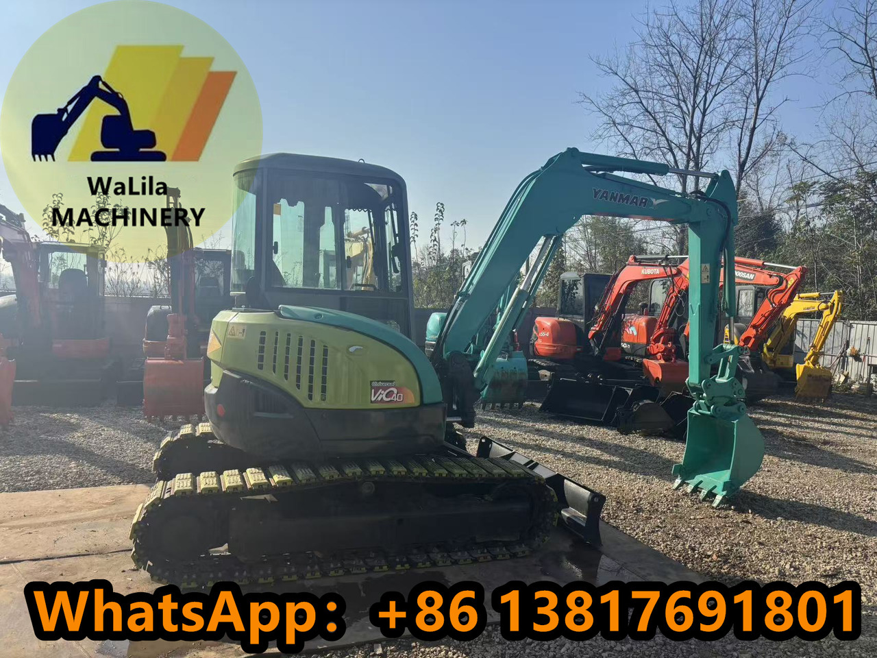 YANMAR vio40 - Mini excavator: picture 1 YANMAR vio40 - Mini excavator: picture 1