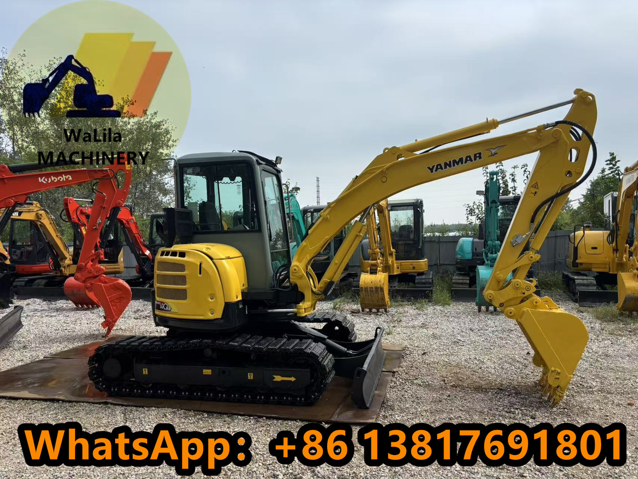 YANMAR vio55 - Mini excavator: picture 3 YANMAR vio55 - Mini excavator: picture 3