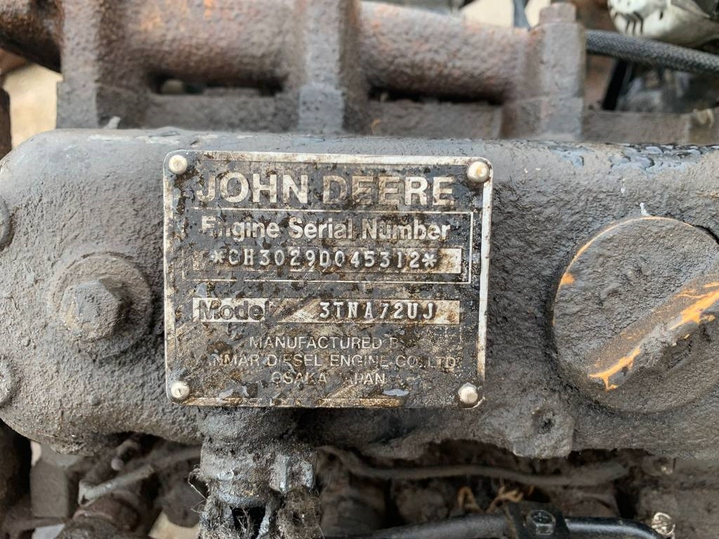 John Deere 3TNA72UJ ENGINE - Engine for Construction machinery: picture 2 John Deere 3TNA72UJ ENGINE - Engine for Construction machinery: picture 2