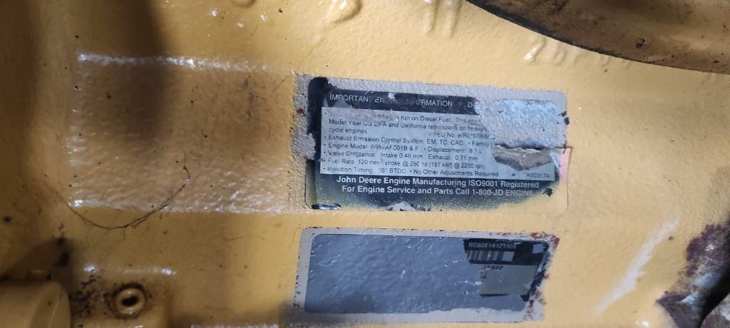 John Deere 6081 - Engine for Construction machinery: picture 3 John Deere 6081 - Engine for Construction machinery: picture 3