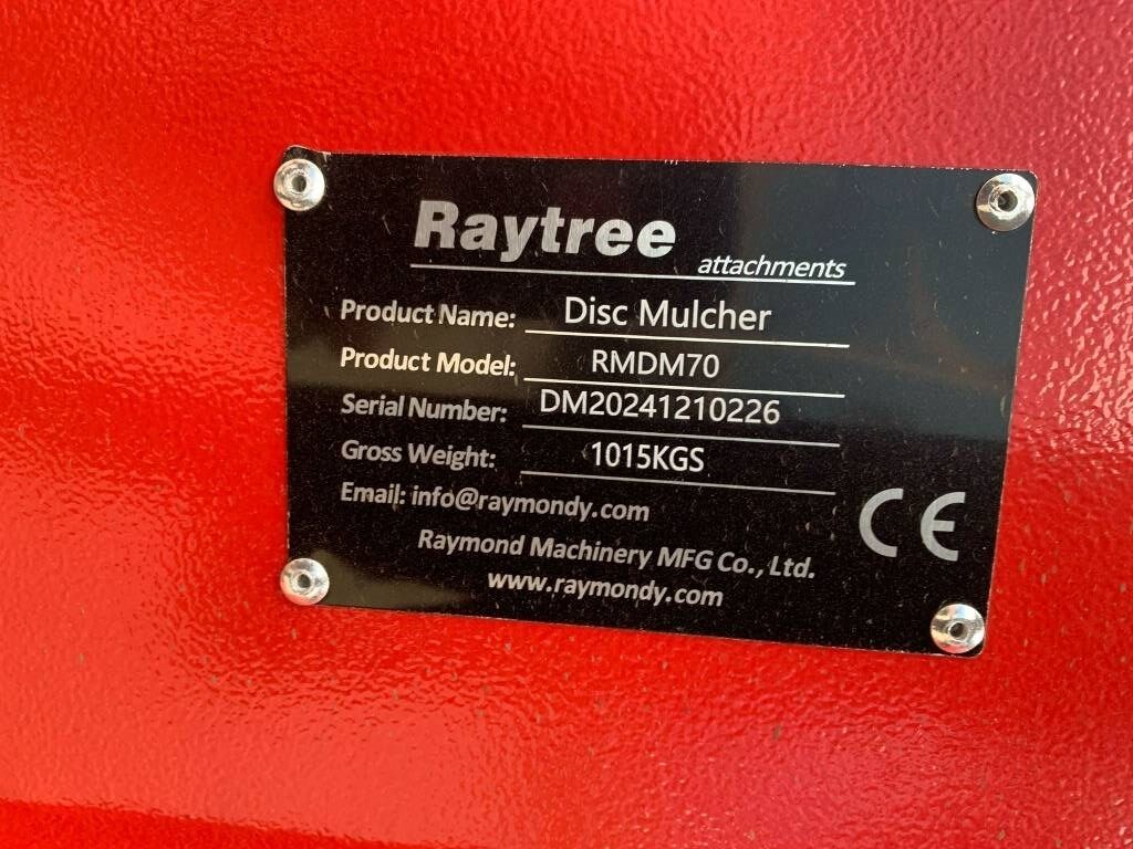 Raytree RMDM70 Mulcher Raytree RMDM70 Mulcher - Forestry mulcher: picture 4 Raytree RMDM70 Mulcher Raytree RMDM70 Mulcher - Forestry mulcher: picture 4