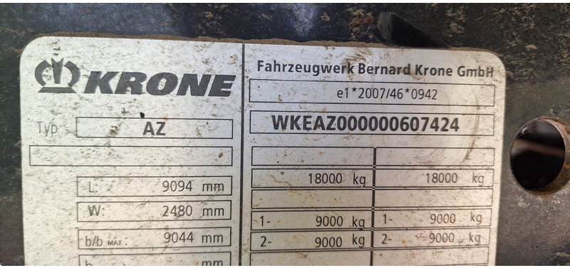 Krone BDF Wechselbrückenanhänger - Container transporter/ Swap body trailer: picture 4 Krone BDF Wechselbrückenanhänger - Container transporter/ Swap body trailer: picture 4