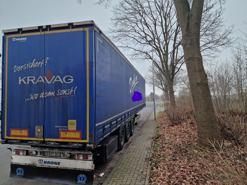 Krone SD Pritsche Plane Auflieger - Curtainsider semi-trailer: picture 4 Krone SD Pritsche Plane Auflieger - Curtainsider semi-trailer: picture 4