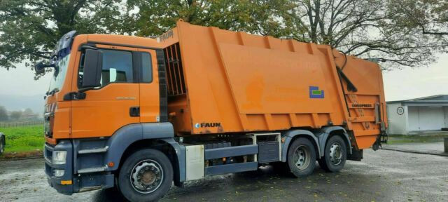 MAN 26.320 Müllwagen Faun Variopress - Refuse truck: picture 3 MAN 26.320 Müllwagen Faun Variopress - Refuse truck: picture 3