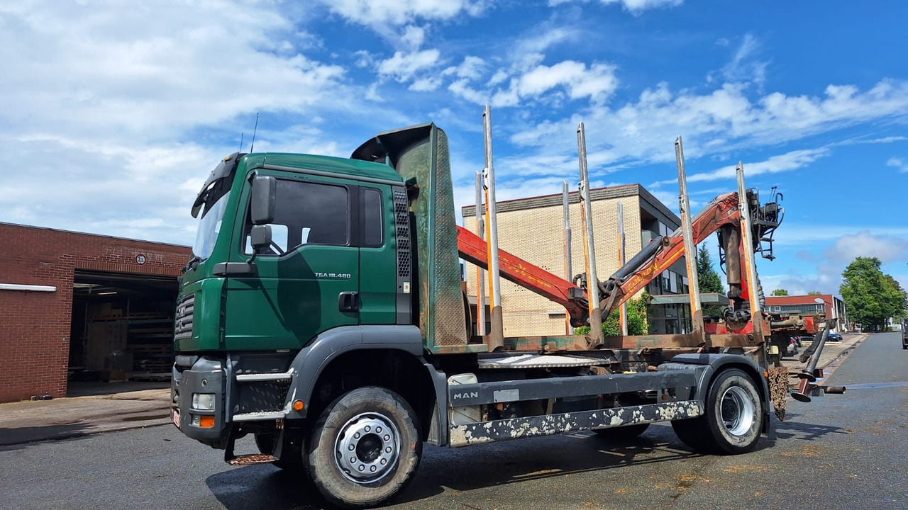 MAN TGA 18.480 Holz LKW - Timber truck, Crane truck: picture 3 MAN TGA 18.480 Holz LKW - Timber truck, Crane truck: picture 3