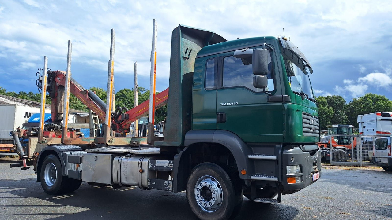 MAN TGA 18.480 Holz LKW - Timber truck, Crane truck: picture 2 MAN TGA 18.480 Holz LKW - Timber truck, Crane truck: picture 2