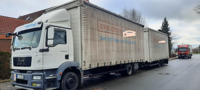 MAN TGM 12.250 - Curtain side truck: picture 1 MAN TGM 12.250 - Curtain side truck: picture 1