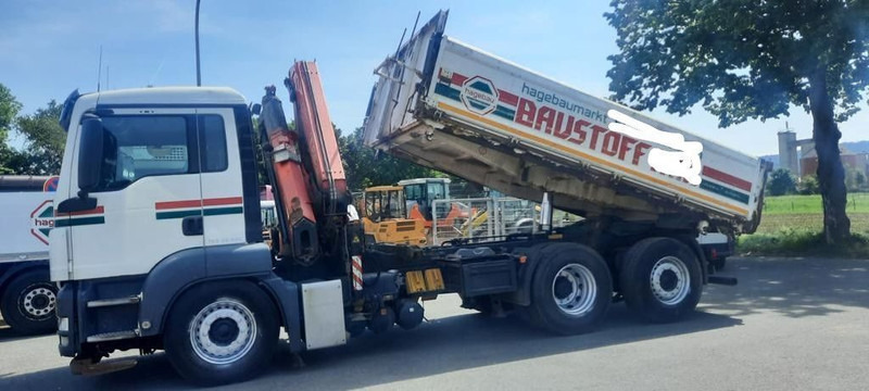 MAN TGS 26.400 Kipper Mit Kran/Funk - Dropside/ Flatbed truck, Crane truck: picture 3 MAN TGS 26.400 Kipper Mit Kran/Funk - Dropside/ Flatbed truck, Crane truck: picture 3
