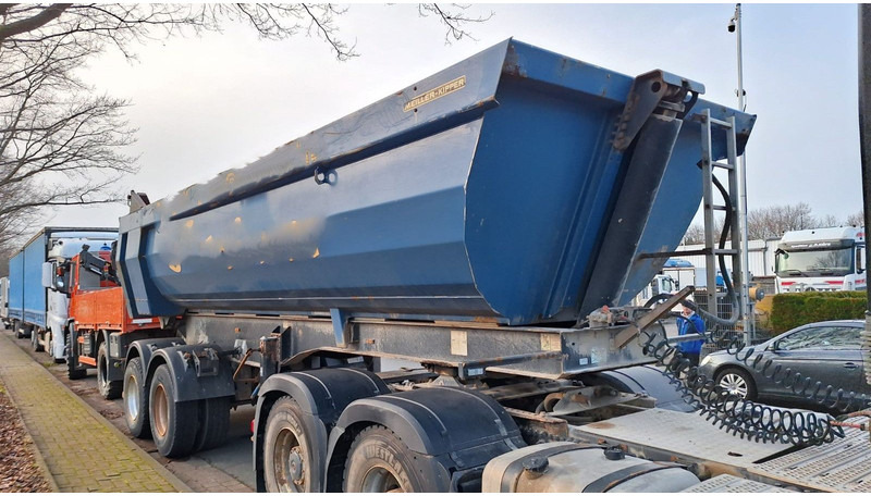 Meiller TR 2 Kippmulde 24 Kubik Stahl Zwillingsbereiffu - Tipper semi-trailer: picture 2 Meiller TR 2 Kippmulde 24 Kubik Stahl Zwillingsbereiffu - Tipper semi-trailer: picture 2