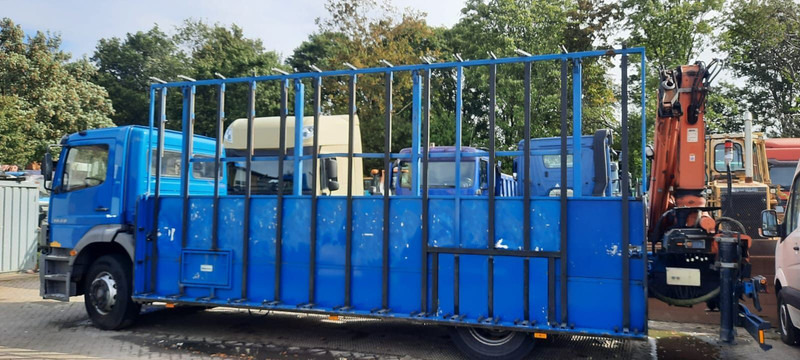 Mercedes-Benz 1828 Pritsche+Glastransport - Dropside/ Flatbed truck, Crane truck: picture 3 Mercedes-Benz 1828 Pritsche+Glastransport - Dropside/ Flatbed truck, Crane truck: picture 3