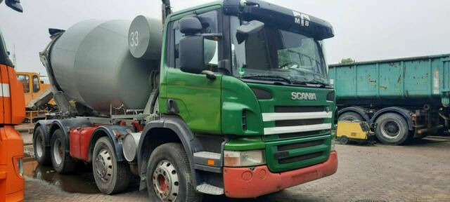 Scania P340PS 4-Achser 8x4 Betonmischer Euro:4 - Concrete mixer truck: picture 2 Scania P340PS 4-Achser 8x4 Betonmischer Euro:4 - Concrete mixer truck: picture 2