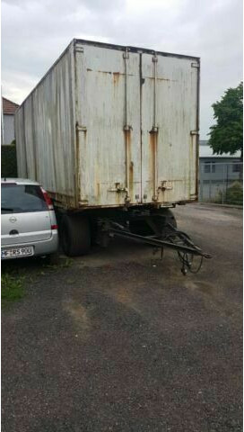 Schmitz Cargobull AWF 18 German Fahrzeug - Closed box trailer: picture 1 Schmitz Cargobull AWF 18 German Fahrzeug - Closed box trailer: picture 1