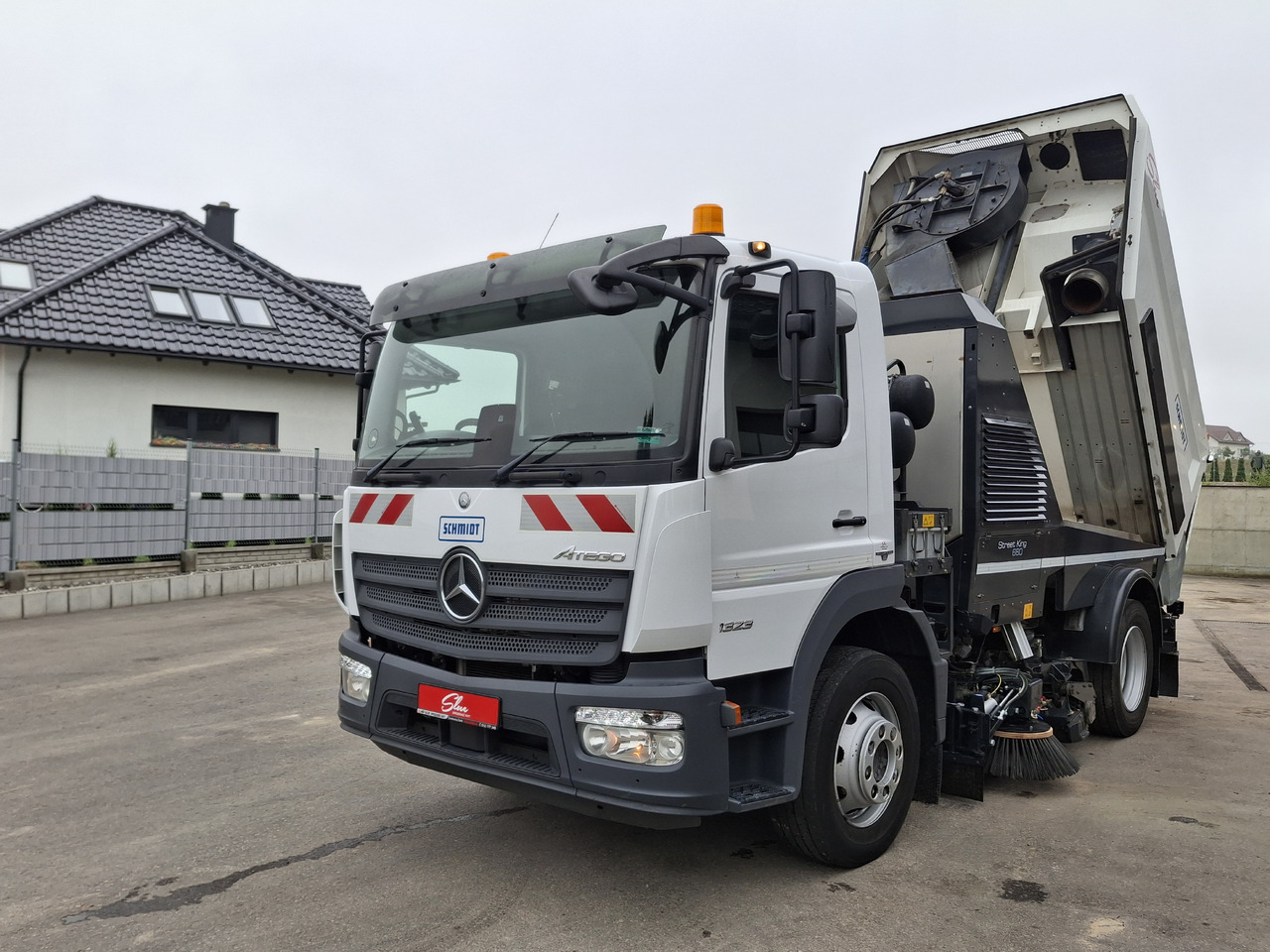 Road sweeper MERCEDES-BENZ Atego 1523 Zamiatarka Kehrmaschine Schmidt Street King 660 Euro 6 PM10 2 Motoren Szczotki L/R 2016r: picture 18