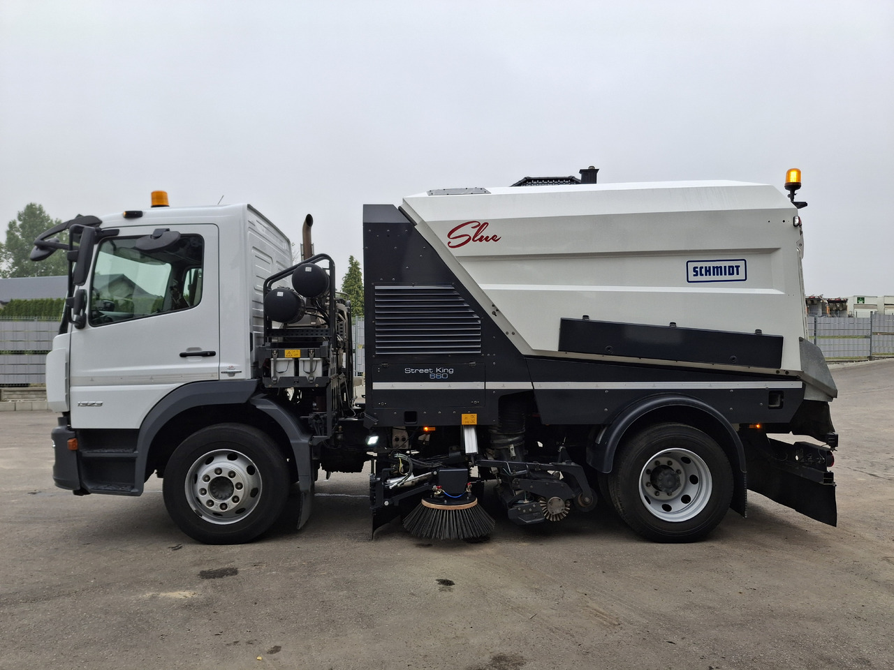 Road sweeper MERCEDES-BENZ Atego 1523 Zamiatarka Kehrmaschine Schmidt Street King 660 Euro 6 PM10 2 Motoren Szczotki L/R 2016r: picture 6
