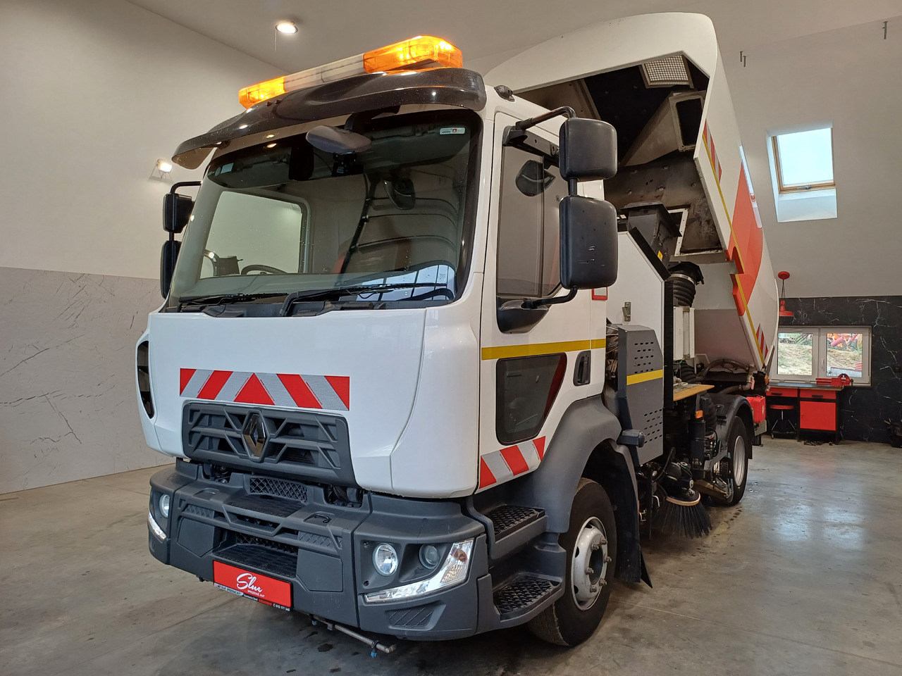 Road sweeper RENAULT D12 Zamiatarka Kehrmaschine 2 Motoren SEMAT Zoeller Szczotki L/R Euro 6 PM10 2017r: picture 6