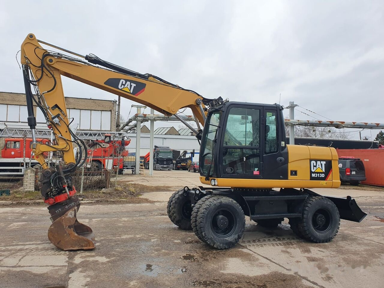 Caterpillar M 313 D Tiltrotator - Wheel excavator: picture 2 Caterpillar M 313 D Tiltrotator - Wheel excavator: picture 2