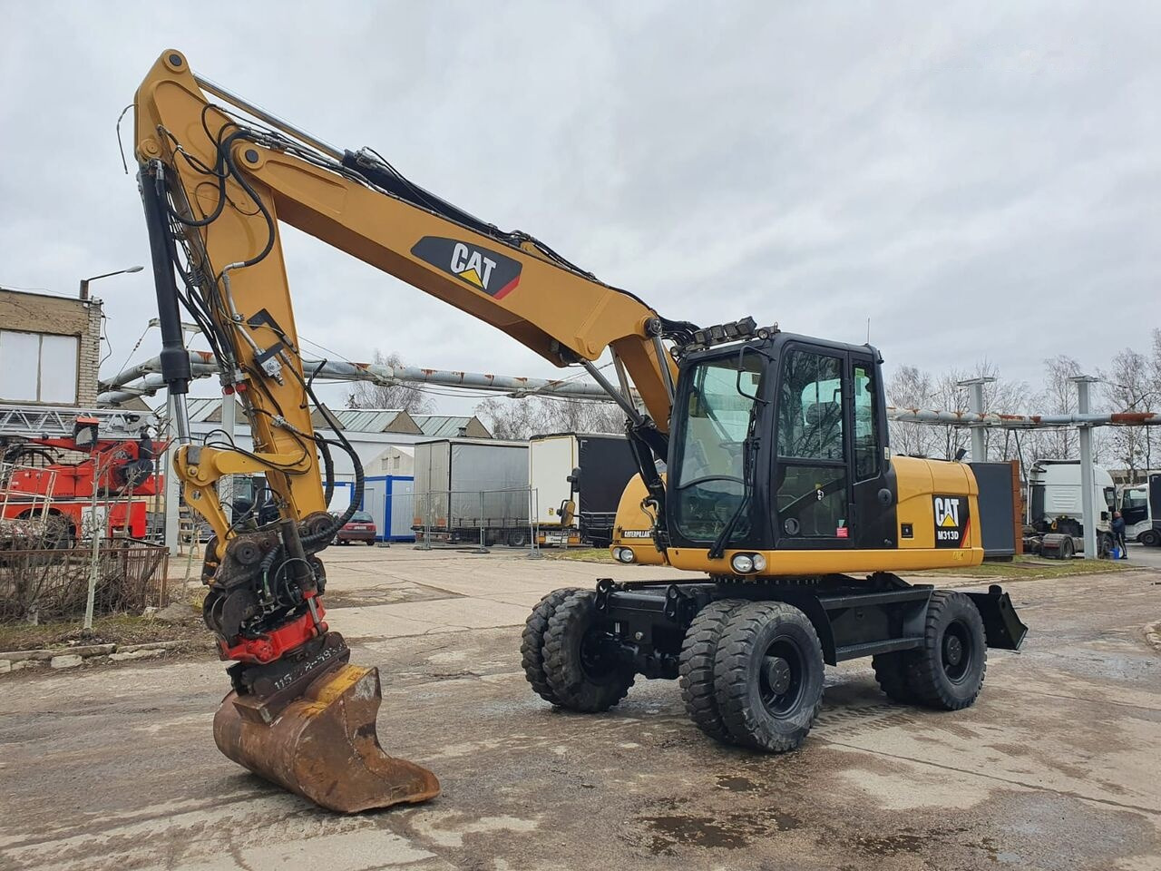 Caterpillar M 313 D Tiltrotator - Wheel excavator: picture 3 Caterpillar M 313 D Tiltrotator - Wheel excavator: picture 3