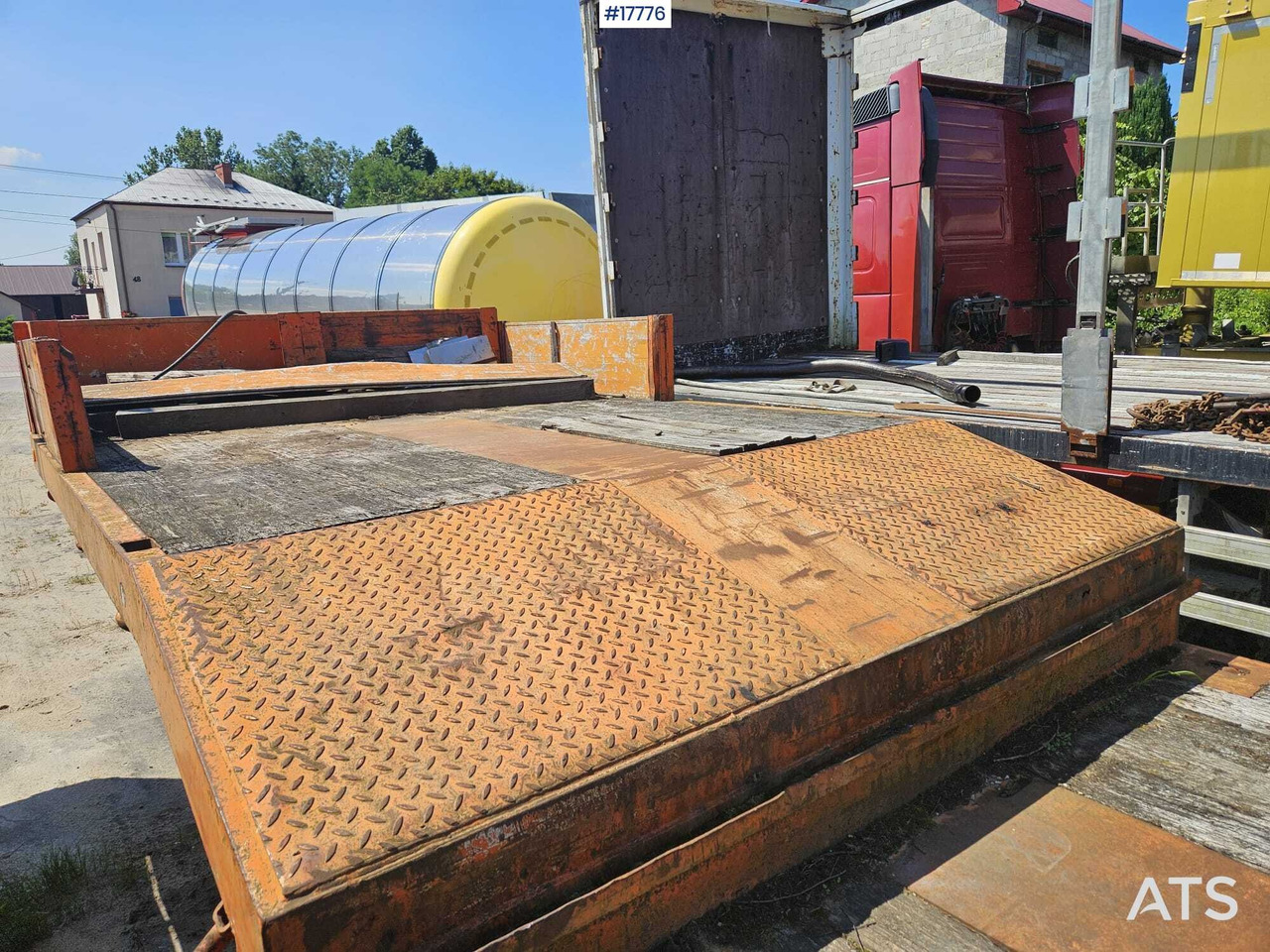 Low loader semi-trailer 1992 Nooteboom OSD: picture 18