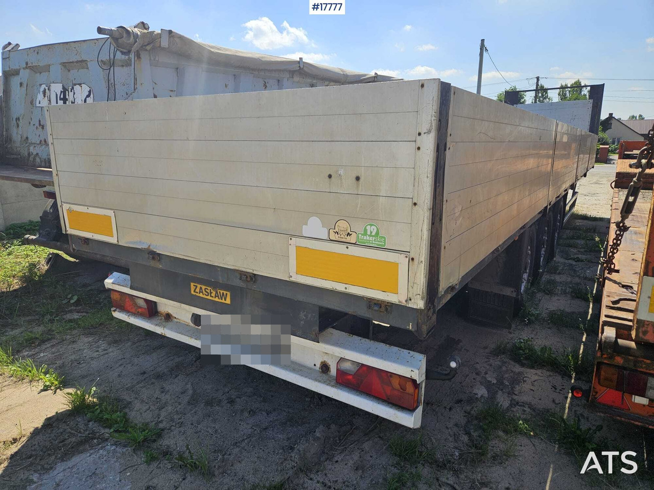 2008 Zaslaw D-651 - Dropside/ Flatbed semi-trailer: picture 3 2008 Zaslaw D-651 - Dropside/ Flatbed semi-trailer: picture 3