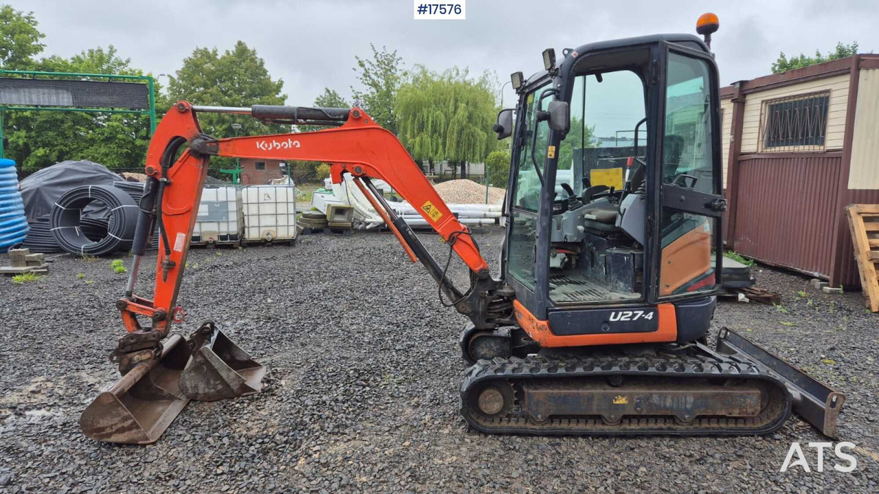 2014 Kubota U27-4 - Mini excavator: picture 3 2014 Kubota U27-4 - Mini excavator: picture 3