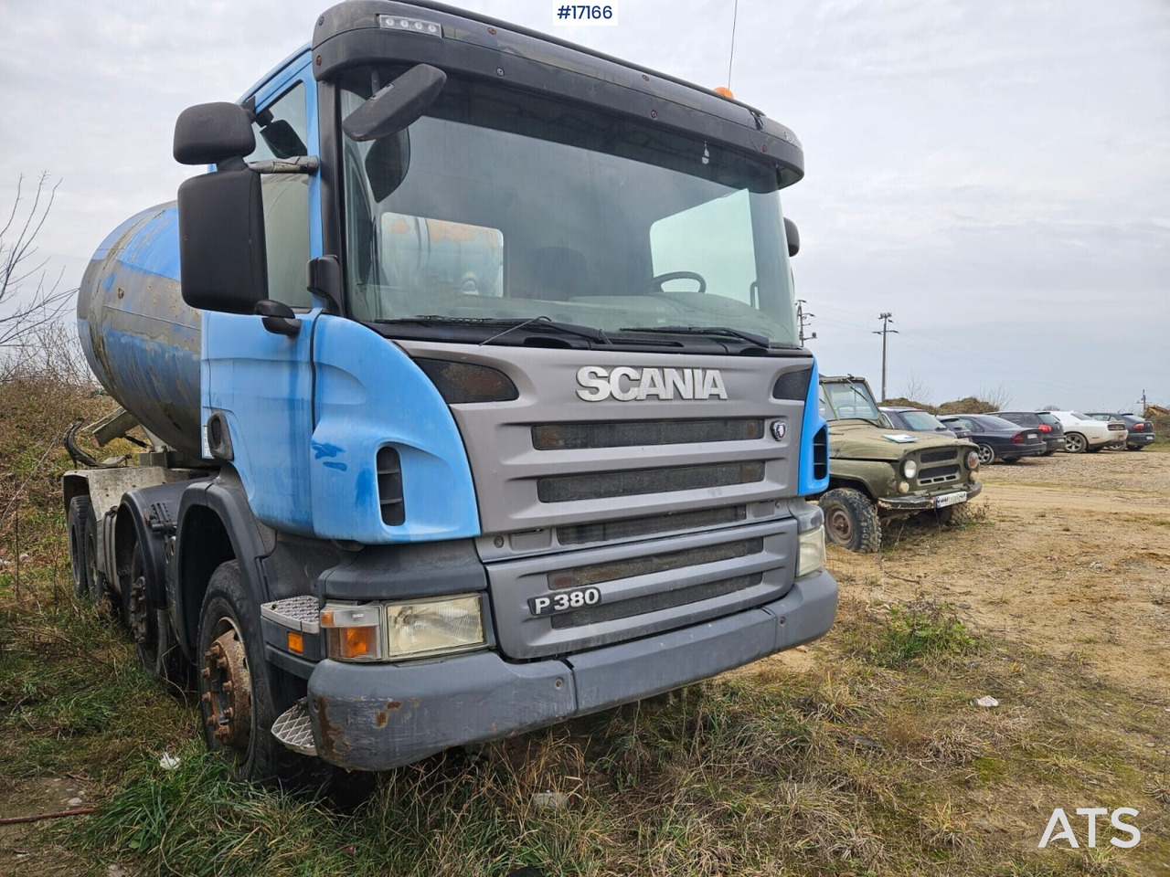 Concrete mixer on SCANIA P380 chassis (2008) - Concrete mixer truck: picture 5 Concrete mixer on SCANIA P380 chassis (2008) - Concrete mixer truck: picture 5