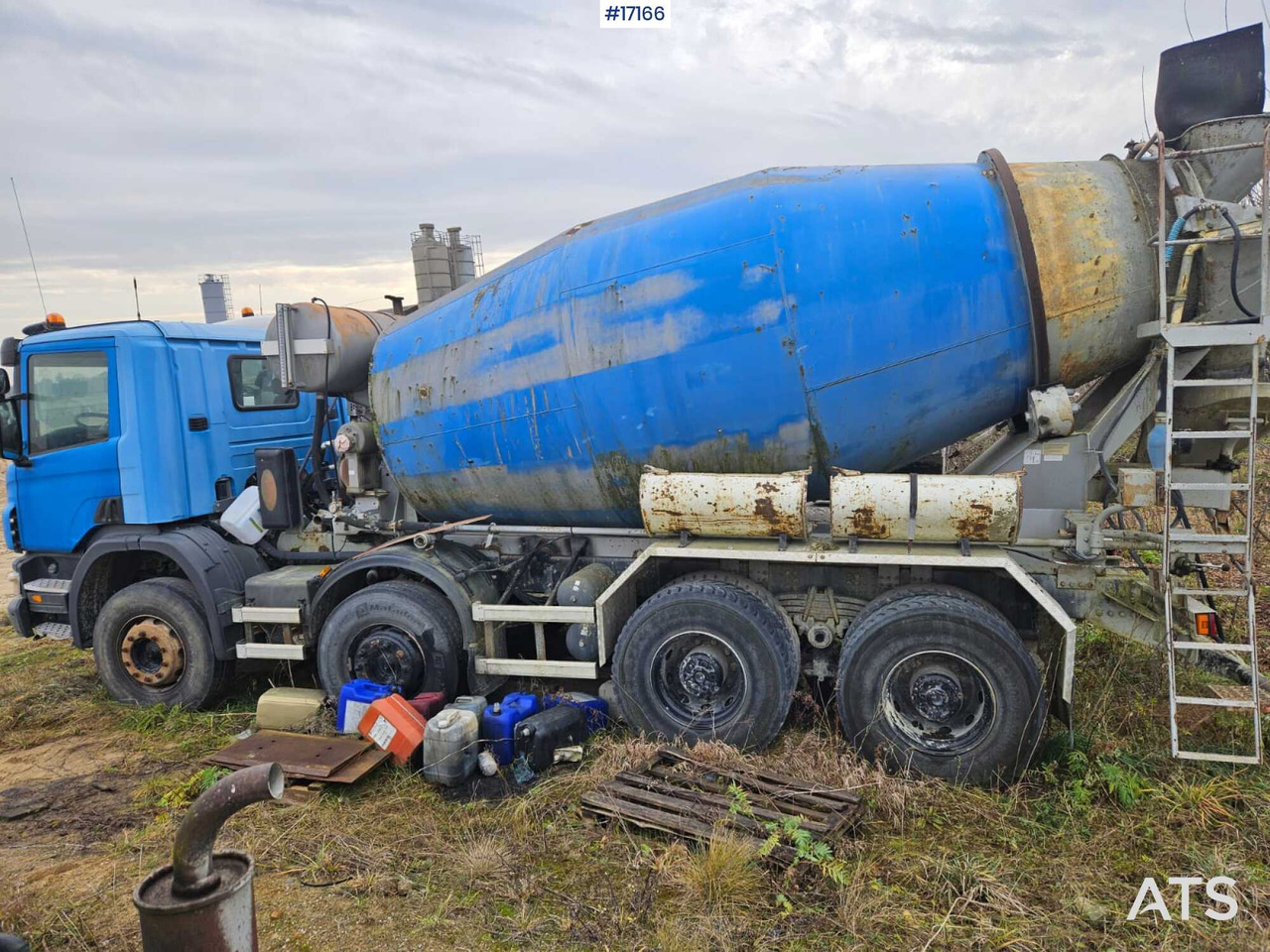 Concrete mixer on SCANIA P380 chassis (2008) - Concrete mixer truck: picture 2 Concrete mixer on SCANIA P380 chassis (2008) - Concrete mixer truck: picture 2