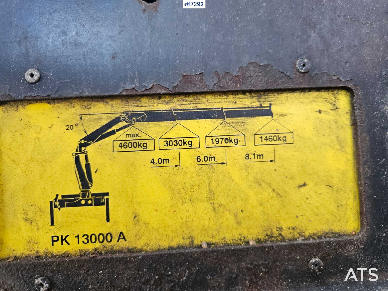 PALFINGER PK 13000 hydraulic crane (1997) - Truck mounted crane: picture 5 PALFINGER PK 13000 hydraulic crane (1997) - Truck mounted crane: picture 5