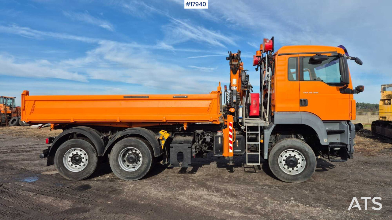 Tipper/sand spreader with HDS - MAN TGS 28.360 6x4 (2008) - Tipper, Crane truck: picture 4 Tipper/sand spreader with HDS - MAN TGS 28.360 6x4 (2008) - Tipper, Crane truck: picture 4