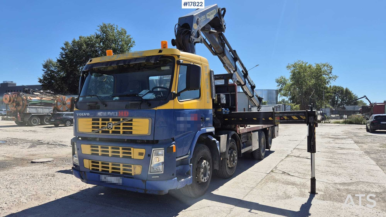 Truck VOLVO FM12 HDS - PALFINGER PK 42502 - Dropside/ Flatbed truck, Crane truck: picture 4 Truck VOLVO FM12 HDS - PALFINGER PK 42502 - Dropside/ Flatbed truck, Crane truck: picture 4