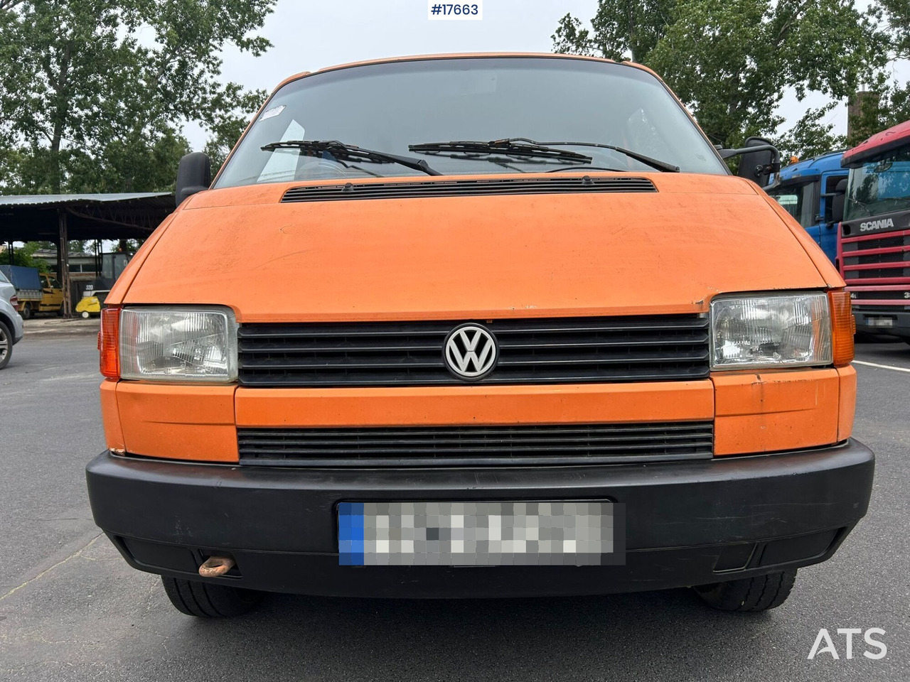 Volkswagen Transporter 1.9D double cab with box body (1992) - Curtain side van, Crew cab van: picture 3 Volkswagen Transporter 1.9D double cab with box body (1992) - Curtain side van, Crew cab van: picture 3