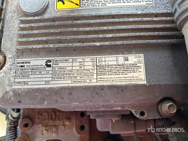 2014 Aggreko GHP/QSL9-G8 Skid-Mounted Generator Set - Generator set: picture 5 2014 Aggreko GHP/QSL9-G8 Skid-Mounted Generator Set - Generator set: picture 5