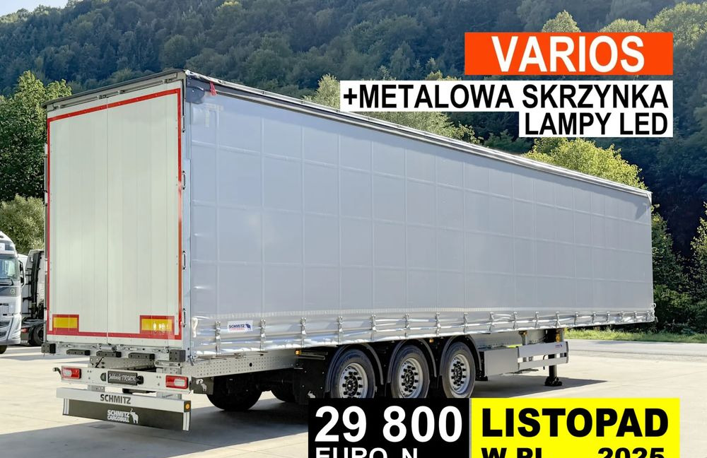 Schmitz Cargobull VARIOS + SKRZYNKA - Curtainsider semi-trailer: picture 1 Schmitz Cargobull VARIOS + SKRZYNKA - Curtainsider semi-trailer: picture 1