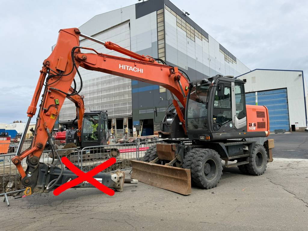 Hitachi ZX 140 W-3 - Wheel excavator: picture 2 Hitachi ZX 140 W-3 - Wheel excavator: picture 2