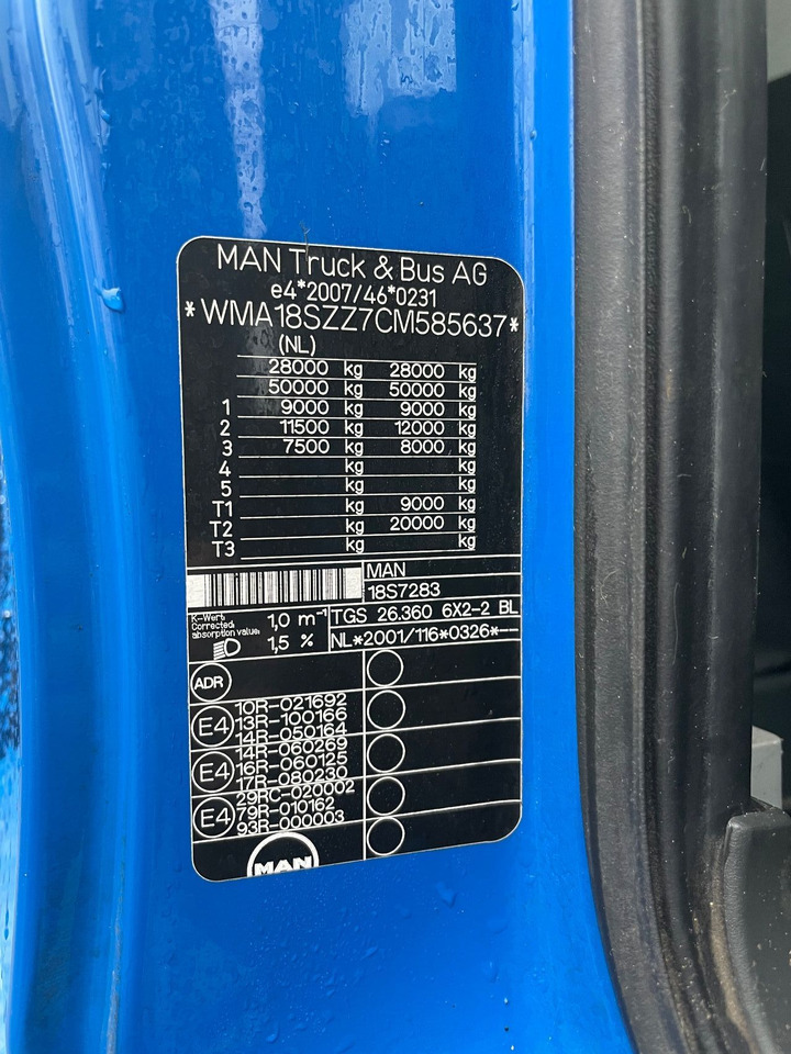 Container transporter/ Swap body truck, Crane truck MAN TGS 26.360 with palfinger Z crane, remote controled crane: picture 24 Container transporter/ Swap body truck, Crane truck MAN TGS 26.360 with palfinger Z crane, remote controled crane: picture 24