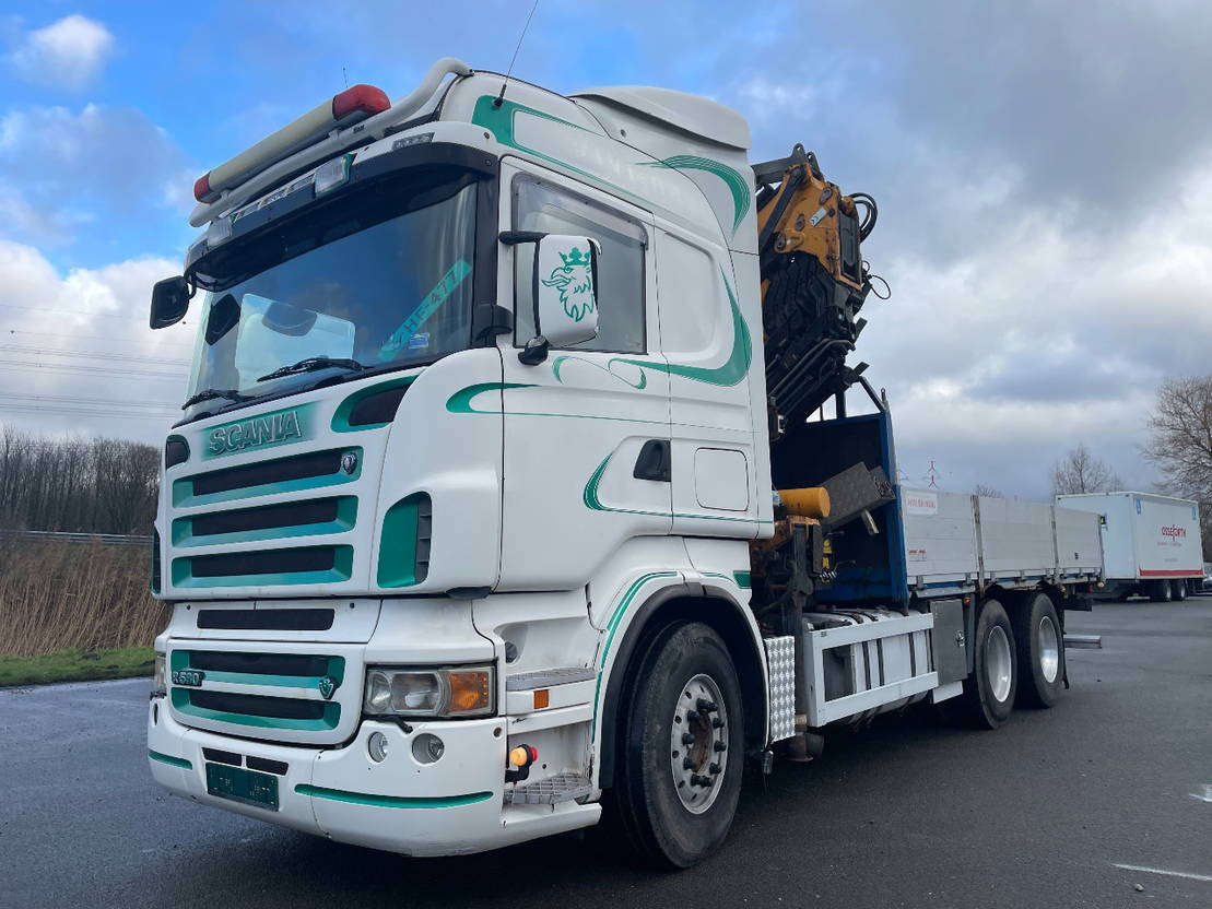 Scania R580 V8 Effer 370 crane with jib and winch - Crane truck: picture 2 Scania R580 V8 Effer 370 crane with jib and winch - Crane truck: picture 2