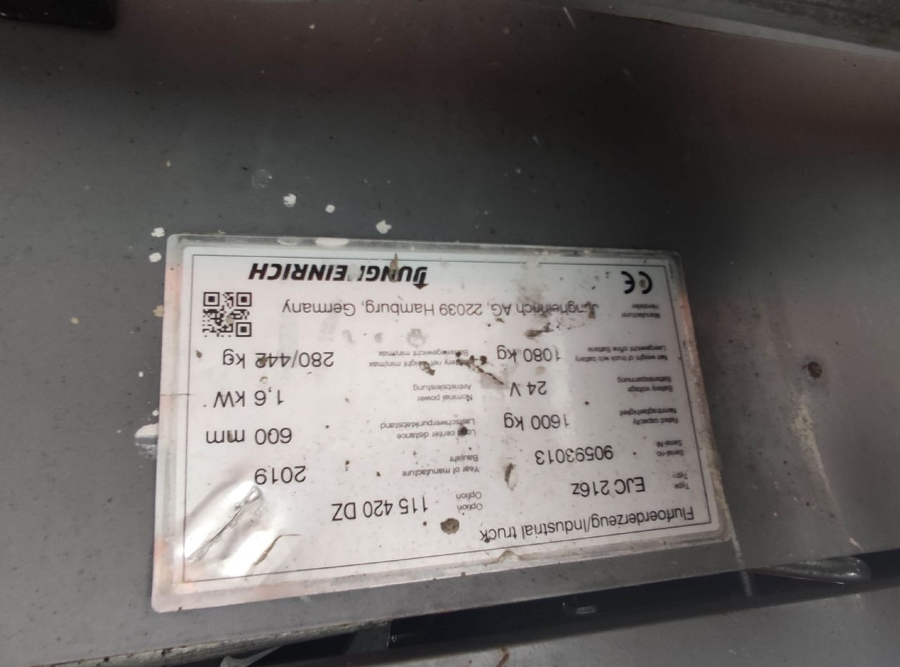 Jungheinrich EJC 216 Z - Stacker: picture 5 Jungheinrich EJC 216 Z - Stacker: picture 5