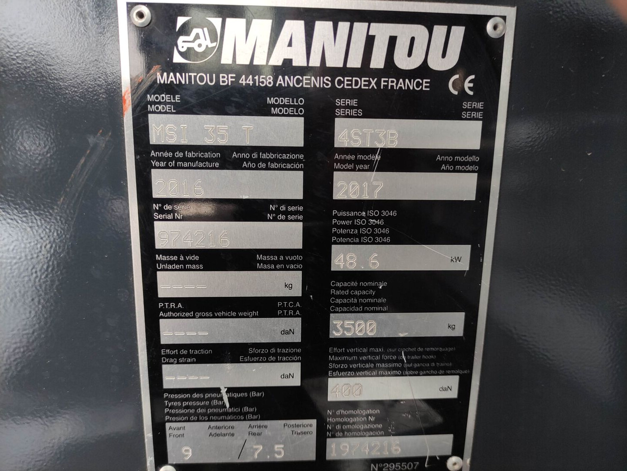 Leasing of Manitou MSi 35 T (Neuwertiger Zustand!!!) Manitou MSi 35 T (Neuwertiger Zustand!!!): picture 6