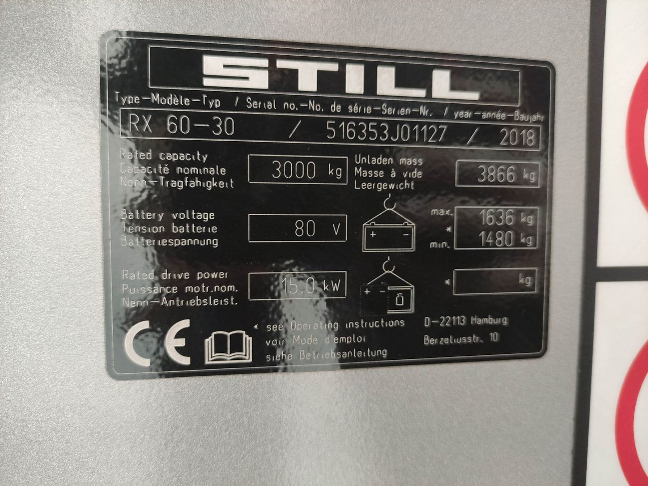 Electric forklift Still RX60-30: picture 6