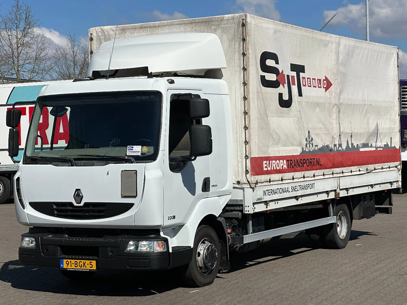 Renault Midlum 220 DXI Huifzeil met Borden / Laadklep / Euro 5 / 7.5T - Curtain side truck: picture 1 Renault Midlum 220 DXI Huifzeil met Borden / Laadklep / Euro 5 / 7.5T - Curtain side truck: picture 1