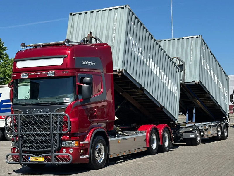 Scania R620-V8 6x4 Joab 20T Haakarm+Nor Slep Kipper / 298Tkm! Ex *Driving School* / Retarder - Hook lift truck: picture 1 Scania R620-V8 6x4 Joab 20T Haakarm+Nor Slep Kipper / 298Tkm! Ex *Driving School* / Retarder - Hook lift truck: picture 1