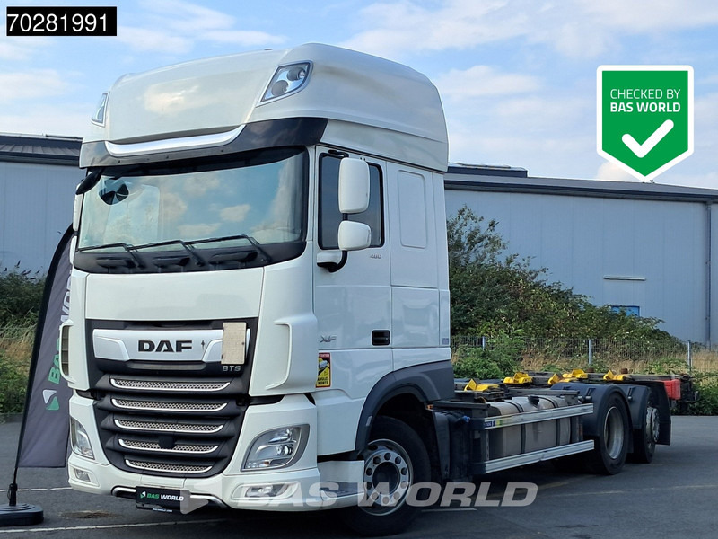 DAF XF 480 6X2 BDF 2xTanks Lift+lenkasche Automatic Retarder ACC Euro 6 - Container transporter/ Swap body truck: picture 1 DAF XF 480 6X2 BDF 2xTanks Lift+lenkasche Automatic Retarder ACC Euro 6 - Container transporter/ Swap body truck: picture 1