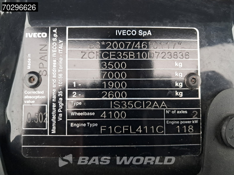 Closed box van Iveco Daily 35C16 3.0L Ladebordwand 160PS Doppelbereifung Koffer Klima Tempomat D'Hollandia Euro6 A/C Cruise control: picture 18 Closed box van Iveco Daily 35C16 3.0L Ladebordwand 160PS Doppelbereifung Koffer Klima Tempomat D'Hollandia Euro6 A/C Cruise control: picture 18