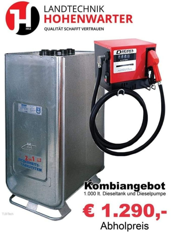 PE Combi 1000 L Hof Tankstelle (15796) - Tank: picture 1 PE Combi 1000 L Hof Tankstelle (15796) - Tank: picture 1