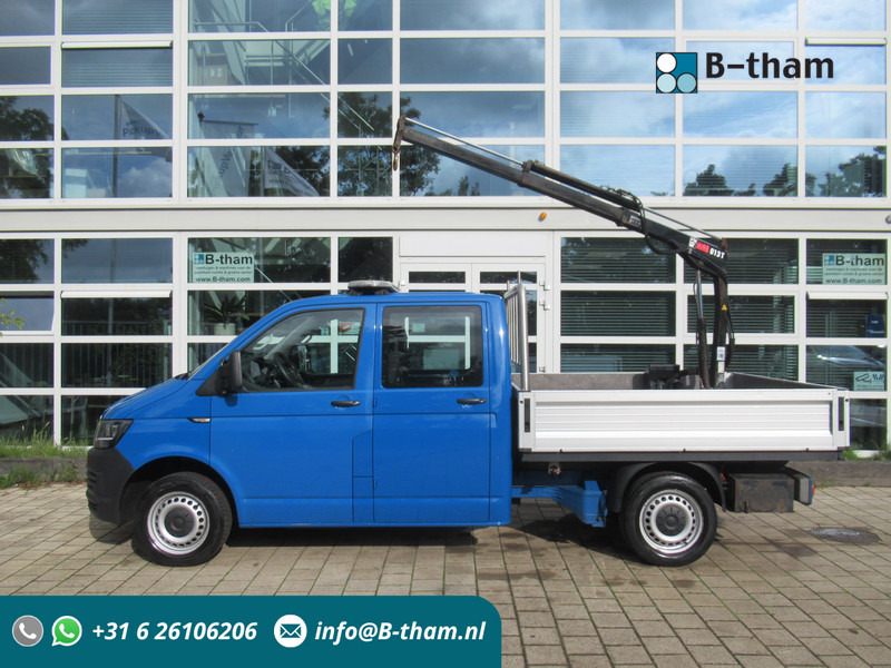 Volkswagen Transporter 2.0 TDI 75KW L2 DOKA + HIAB Dubbelcabine Comfort - Open body delivery van, Crew cab van: picture 1 Volkswagen Transporter 2.0 TDI 75KW L2 DOKA + HIAB Dubbelcabine Comfort - Open body delivery van, Crew cab van: picture 1