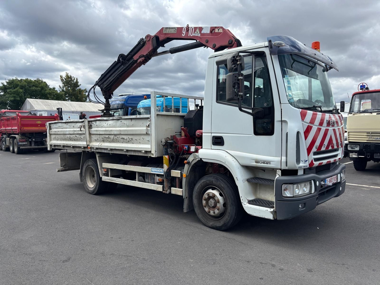 Iveco Eurocargo ML120E21 /Kipper/ Kran/ kein Brief! - Tipper, Crane truck: picture 2 Iveco Eurocargo ML120E21 /Kipper/ Kran/ kein Brief! - Tipper, Crane truck: picture 2