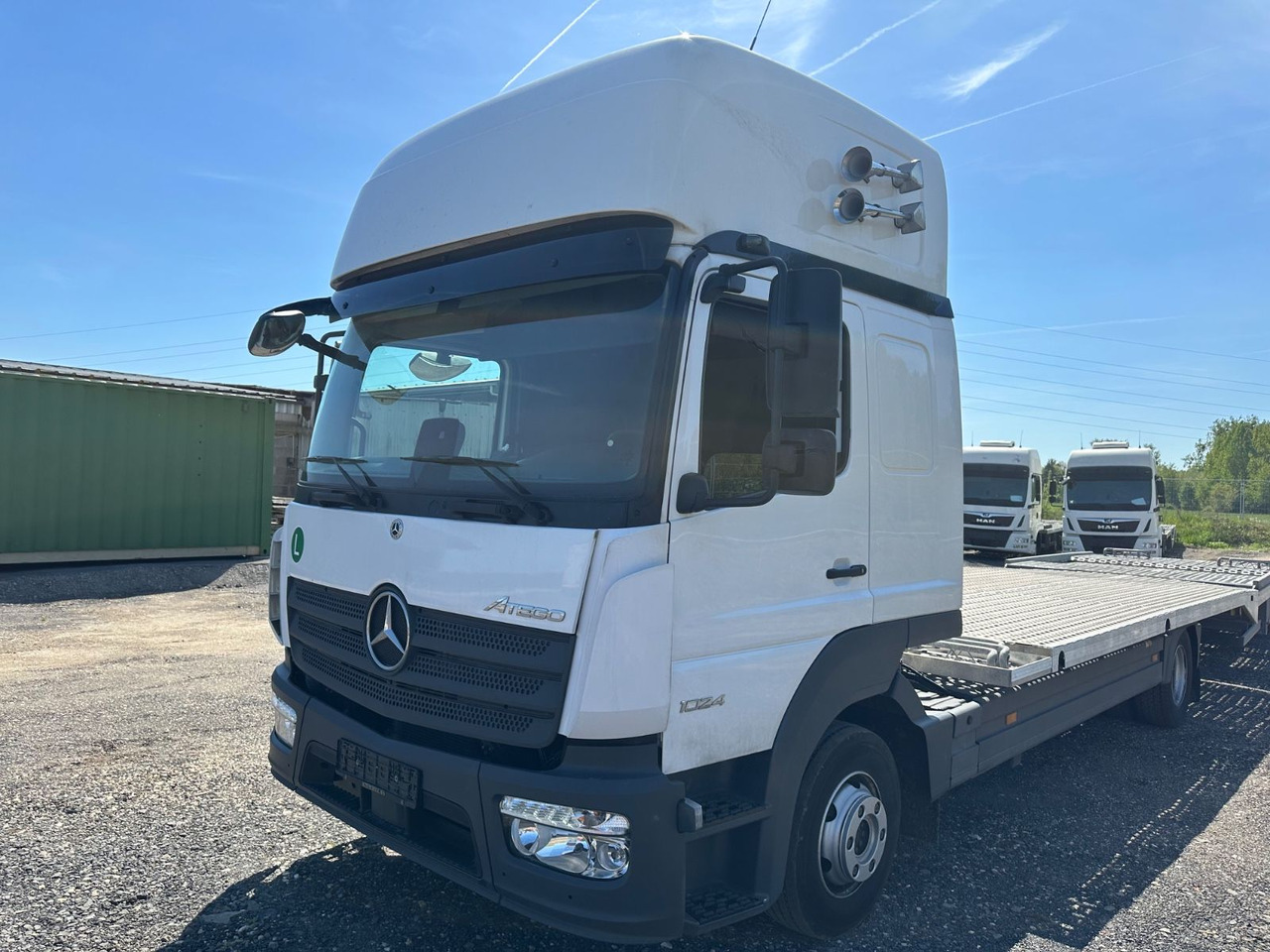 Mercedes-Benz Atego 1024 Flachzug 2-Bett Winde VDI2700 - Car transporter truck: picture 2 Mercedes-Benz Atego 1024 Flachzug 2-Bett Winde VDI2700 - Car transporter truck: picture 2